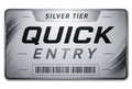 Silver Tier Quick Entry card