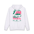 M Society Hoodie white back print
